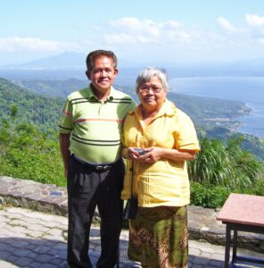 Mom and Dad in the Philippines.